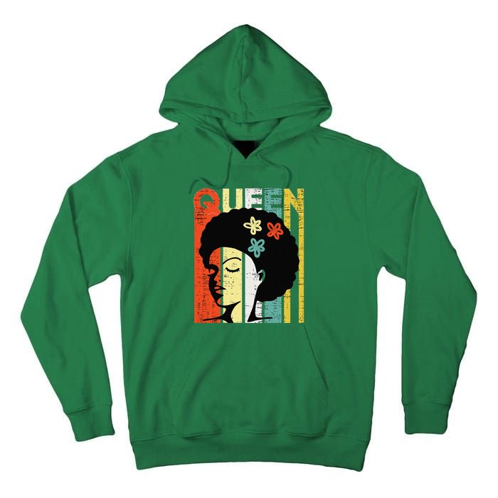 Black Queen Proud Black African American Lady Black History Tall Hoodie