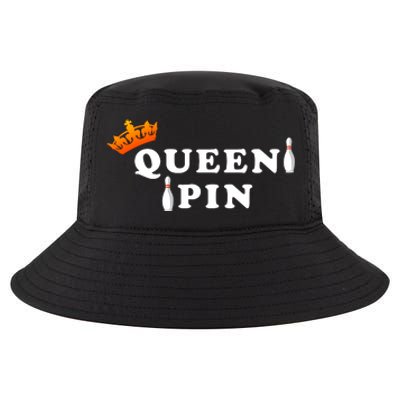 Bowling Queen Pin Cool Comfort Performance Bucket Hat