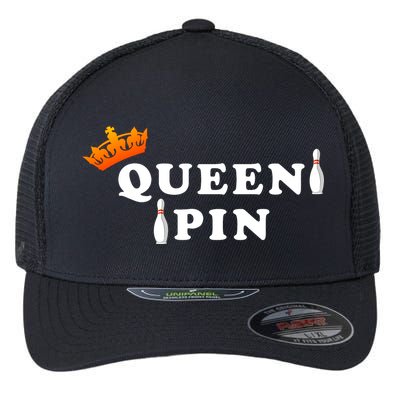 Bowling Queen Pin Flexfit Unipanel Trucker Cap