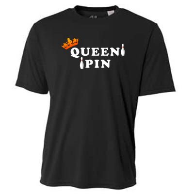 Bowling Queen Pin Cooling Performance Crew T-Shirt