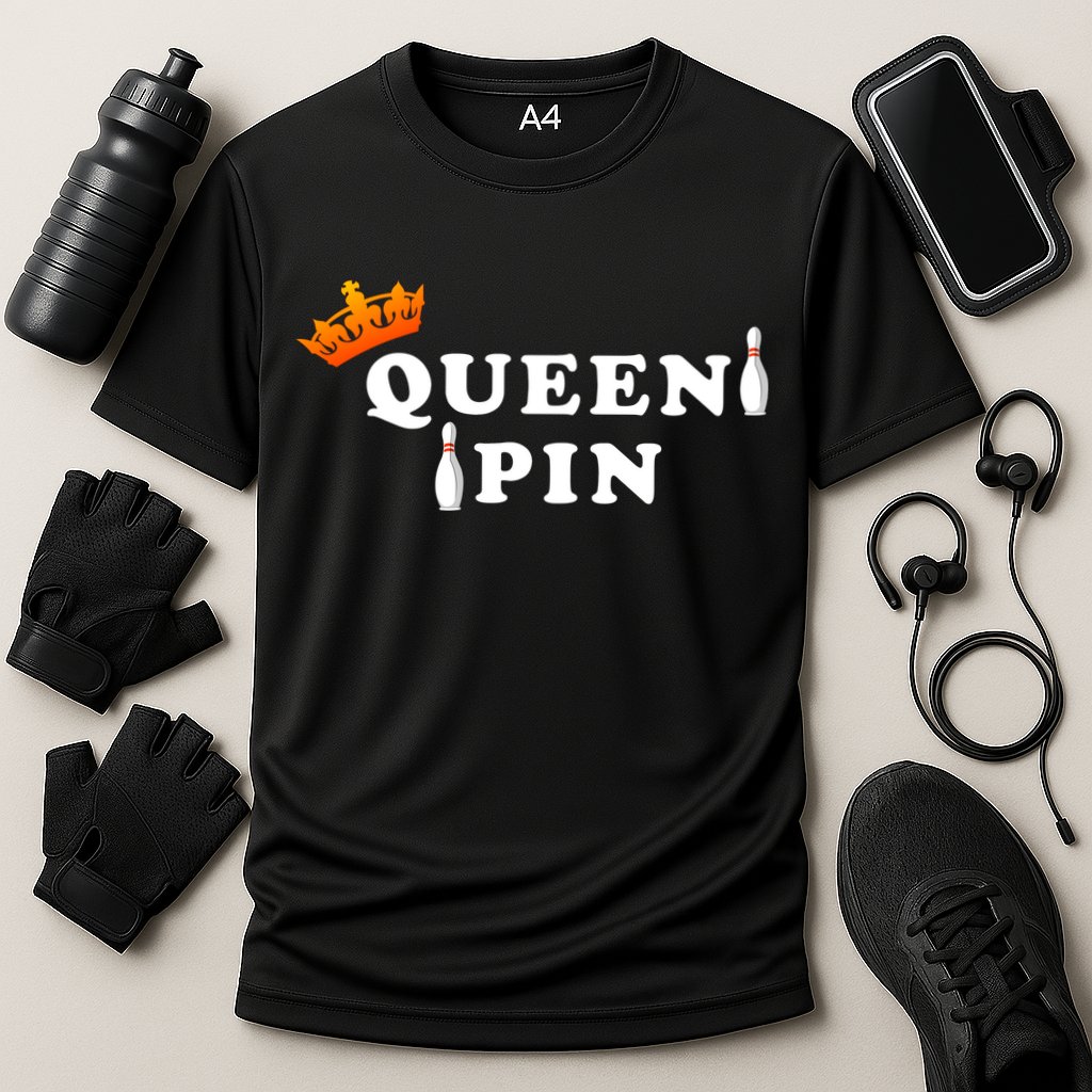 Bowling Queen Pin Performance Shirt