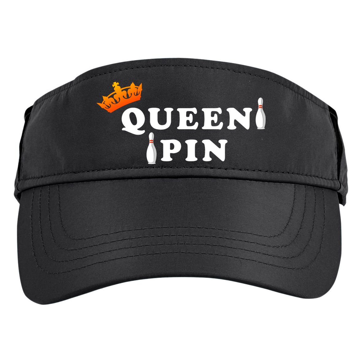 Bowling Queen Pin Adult Drive Performance Visor