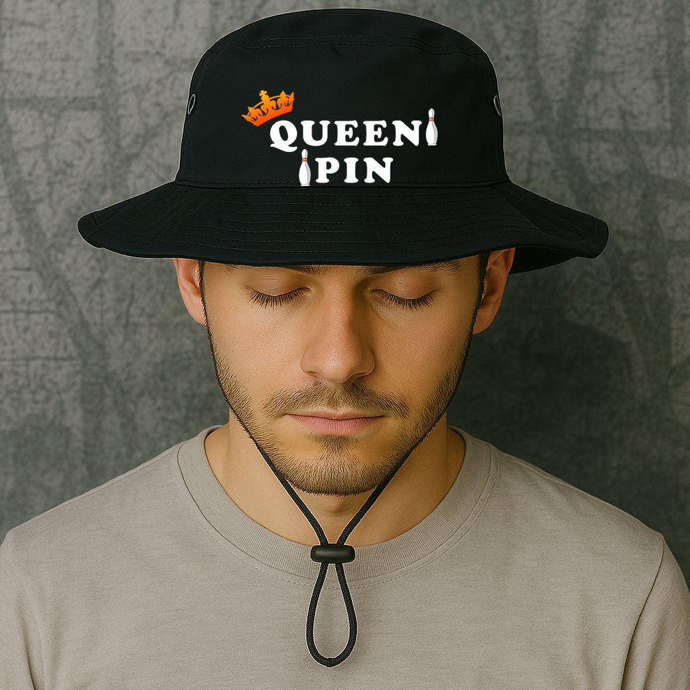 Bowling Queen Pin Bucket Hat