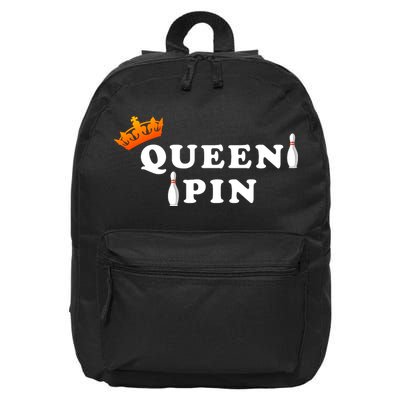 Bowling Queen Pin 16 in Basic Backpack