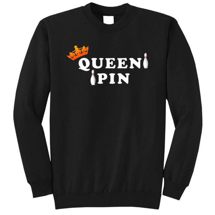 Bowling Queen Pin Tall Sweatshirt