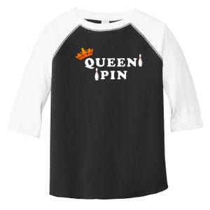 Bowling Queen Pin Toddler Fine Jersey T-Shirt