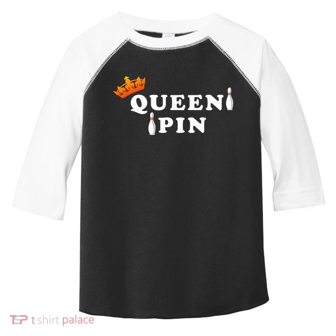 Bowling Queen Pin Toddler Fine Jersey T-Shirt