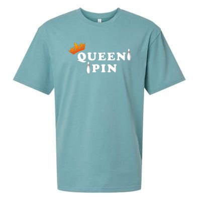 Bowling Queen Pin Sueded Cloud Jersey T-Shirt