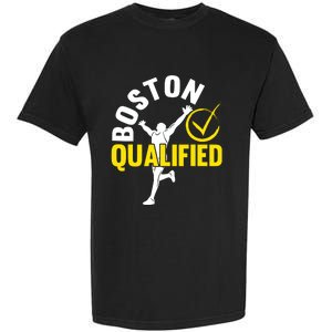 Boston Qualifier Proud Marathon Running Garment-Dyed Heavyweight T-Shirt