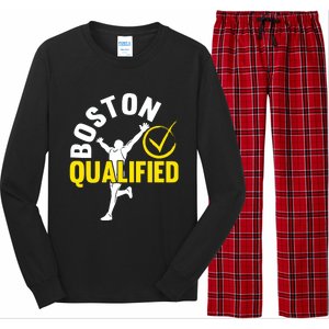 Boston Qualifier Proud Marathon Running Long Sleeve Pajama Set