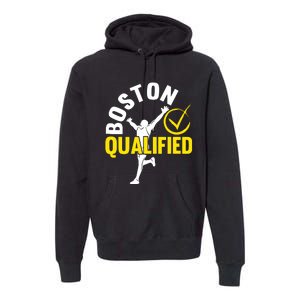 Boston Qualifier Proud Marathon Running Premium Hoodie