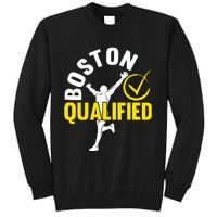 Boston Qualifier Proud Marathon Running Tall Sweatshirt