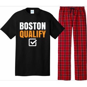 Boston Qualify Qualifier Marathon Runner Qualified T Pajama Set