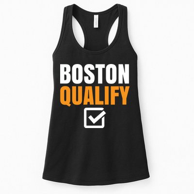 Boston Qualify Qualifier Marathon Runner Qualified T Womens Tank Top
