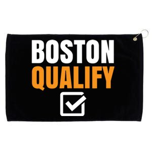 Boston Qualify Qualifier Marathon Runner Qualified T Grommeted Golf Towel