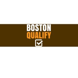 Boston Qualify Qualifier Marathon Runner Qualified T Bumper Sticker