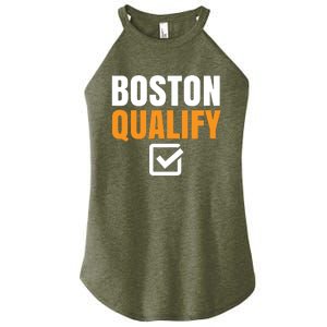 Boston Qualify Qualifier Marathon Runner Qualified T Women's Perfect Tri Rocker Tank