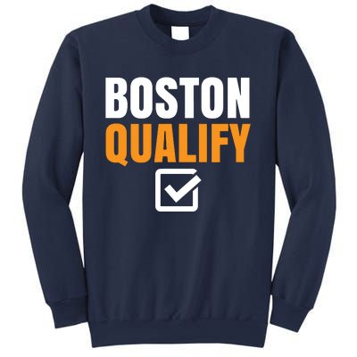 Boston Qualify Qualifier Marathon Runner Qualified T Sweatshirt