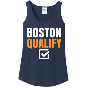 Boston Qualify Qualifier Marathon Runner Qualified T Ladies Essential Tank