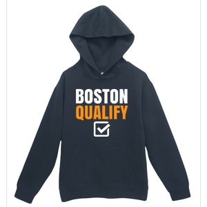 Boston Qualify Qualifier Marathon Runner Qualified T Urban Pullover Hoodie