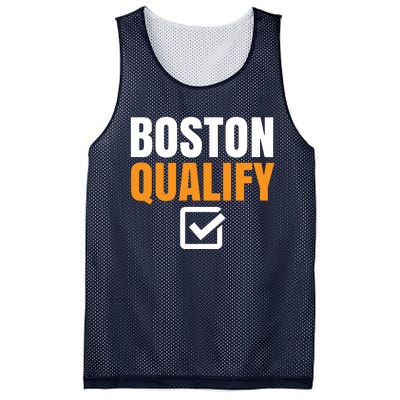 Boston Qualify Qualifier Marathon Runner Qualified T Mesh Reversible Basketball Jersey Tank