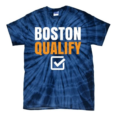 Boston Qualify Qualifier Marathon Runner Qualified T Tie-Dye T-Shirt