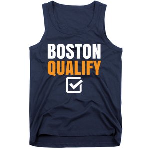 Boston Qualify Qualifier Marathon Runner Qualified T Tank Top