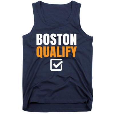 Boston Qualify Qualifier Marathon Runner Qualified T Tank Top