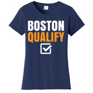 Boston Qualify Qualifier Marathon Runner Qualified T Women's T-Shirt