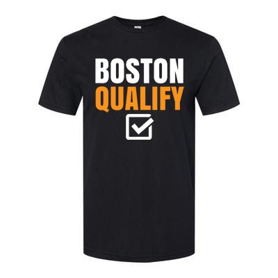 Boston Qualify Qualifier Marathon Runner Qualified T Softstyle® CVC T-Shirt