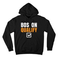 Boston Qualify Qualifier Marathon Runner Qualified Hoodie