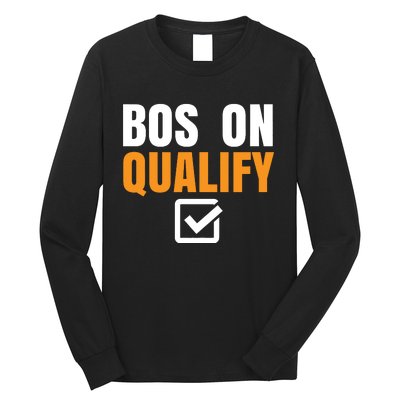 Boston Qualify Qualifier Marathon Runner Qualified Long Sleeve Shirt