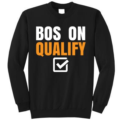 Boston Qualify Qualifier Marathon Runner Qualified Sweatshirt