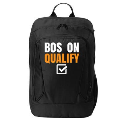 Boston Qualify Qualifier Marathon Runner Qualified City Backpack