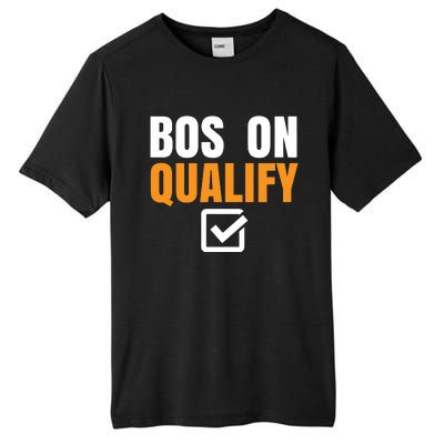 Boston Qualify Qualifier Marathon Runner Qualified Tall Fusion ChromaSoft Performance T-Shirt