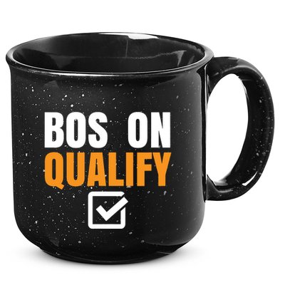 Boston Qualify Qualifier Marathon Runner Qualified 15oz Campfire Ceramic Mug