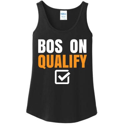 Boston Qualify Qualifier Marathon Runner Qualified Ladies Essential Tank