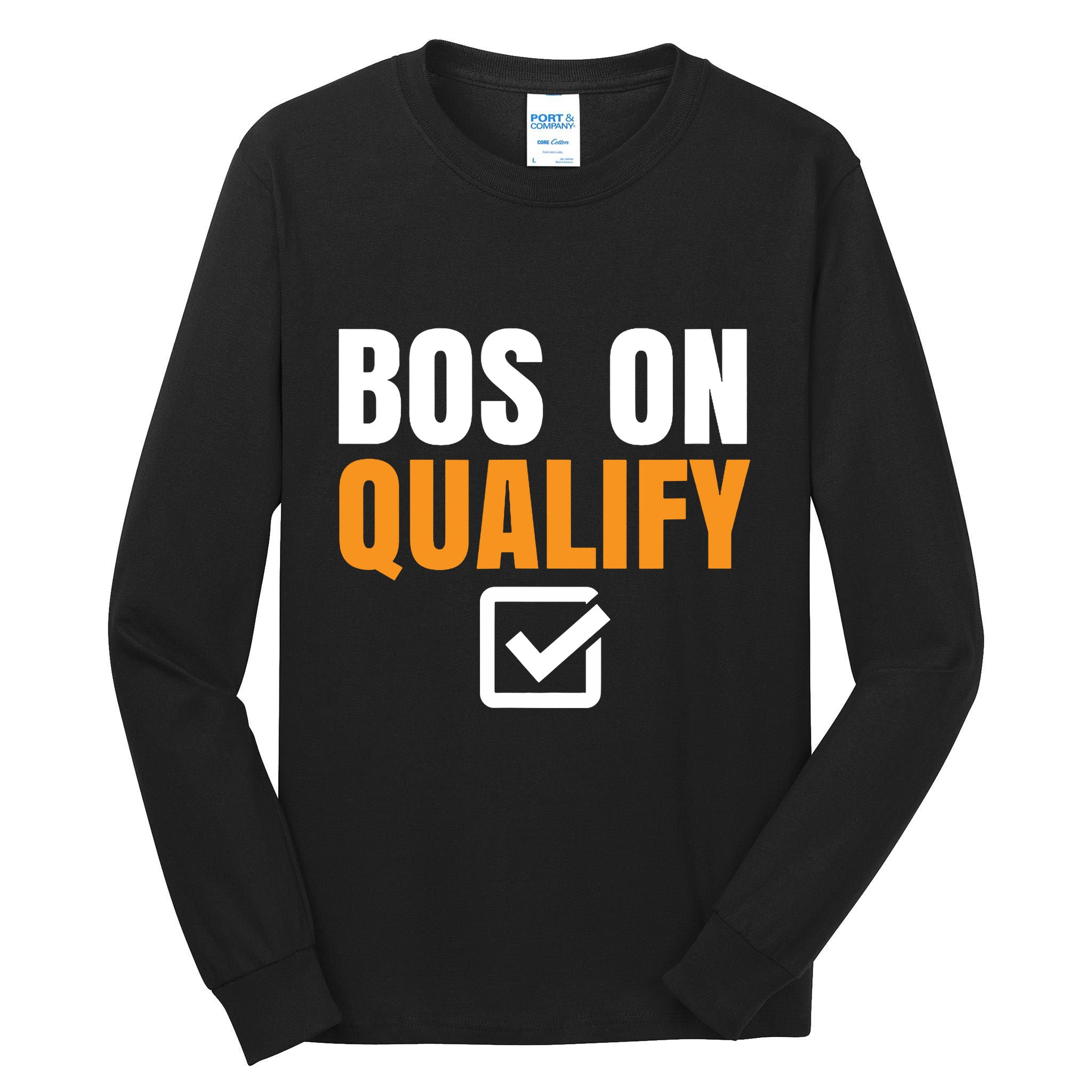 Boston Qualify Qualifier Marathon Runner Qualified Tall Long Sleeve T-Shirt