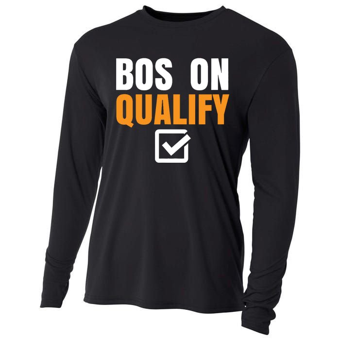 Boston Qualify Qualifier Marathon Runner Qualified Cooling Performance Long Sleeve Crew