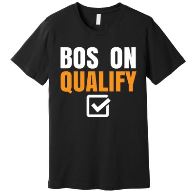 Boston Qualify Qualifier Marathon Runner Qualified Premium T-Shirt