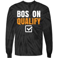 Boston Qualify Qualifier Marathon Runner Qualified Tie-Dye Long Sleeve Shirt