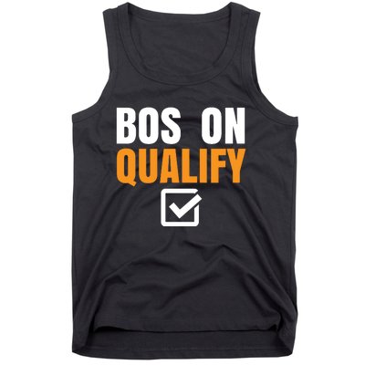 Boston Qualify Qualifier Marathon Runner Qualified Tank Top