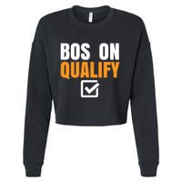 Boston Qualify Qualifier Marathon Runner Qualified Cropped Pullover Crew