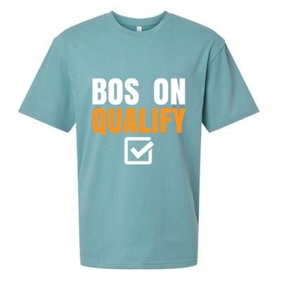 Boston Qualify Qualifier Marathon Runner Qualified Sueded Cloud Jersey T-Shirt