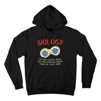 Biology Quote Study Organism Genetics Science Microbiologist Hoodie