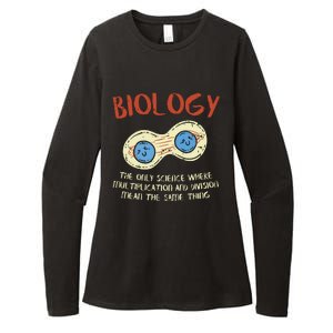 Biology Quote Study Organism Genetics Science Microbiologist Womens CVC Long Sleeve Shirt