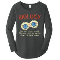 Biology Quote Study Organism Genetics Science Microbiologist Women's Perfect Tri Tunic Long Sleeve Shirt