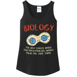 Biology Quote Study Organism Genetics Science Microbiologist Ladies Essential Tank