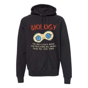 Biology Quote Study Organism Genetics Science Microbiologist Premium Hoodie