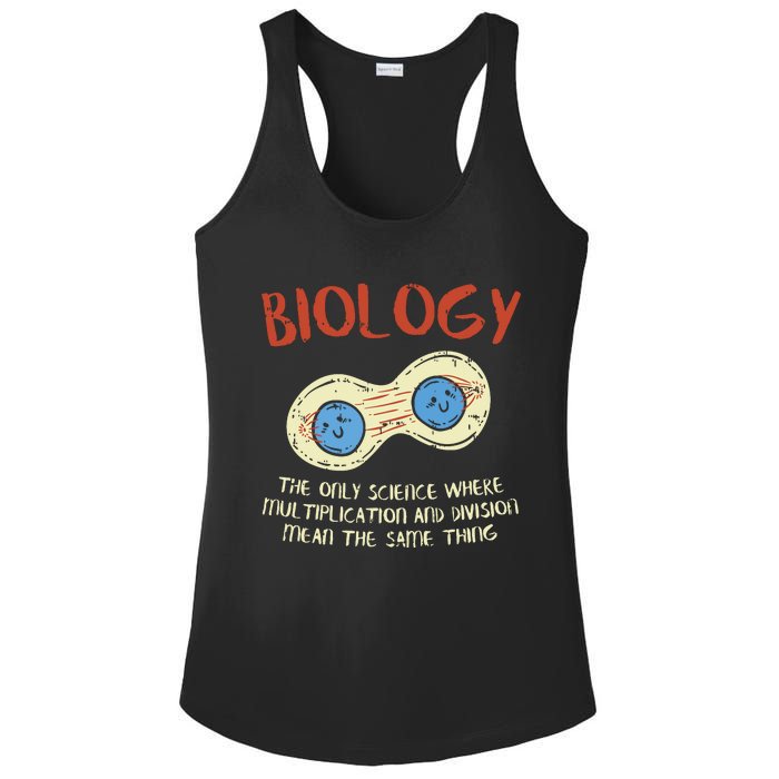 Biology Quote Study Organism Genetics Science Microbiologist Ladies PosiCharge Competitor Racerback Tank